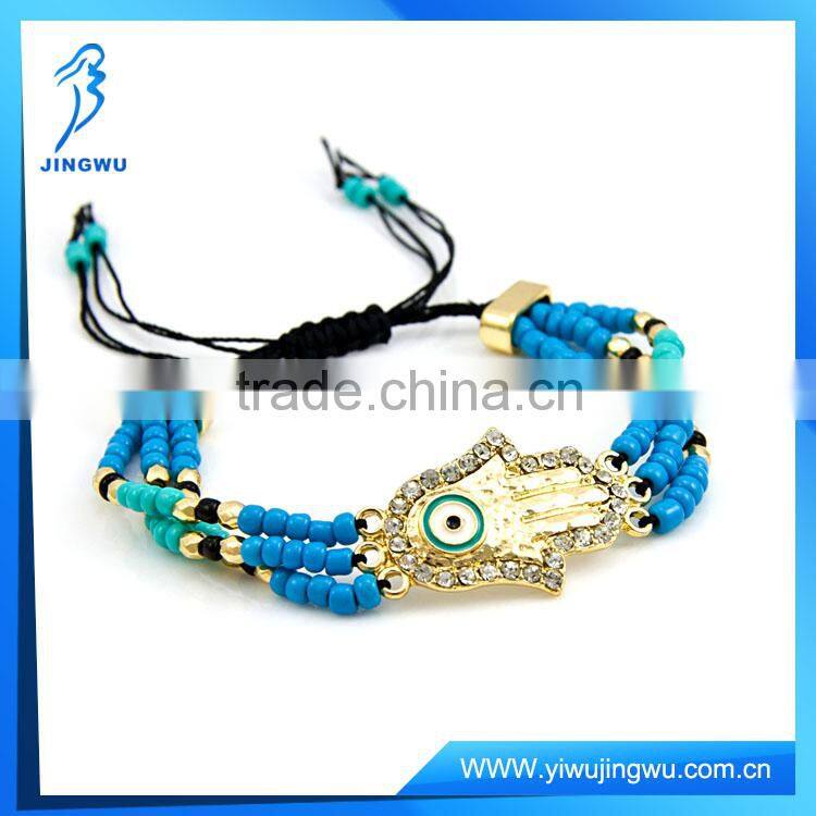 Most Popular Hot Sell Cubic Zirconia Evil Eye Bead Bracelet