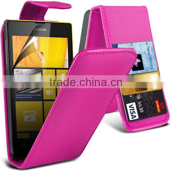 Wholesale Soft Protective Cover Smart Phone PU Case for Nokia Lumia 520 525