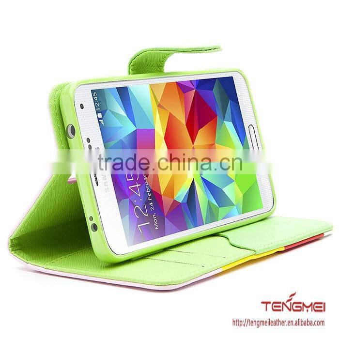 magnetic PU case for samsung for smasung s7 case
