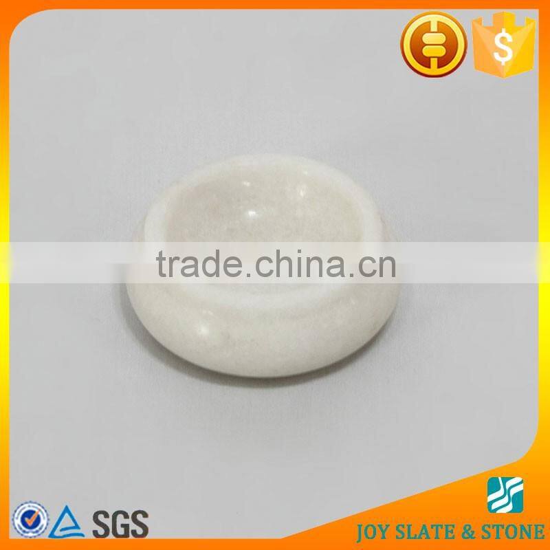 Natural marble pillar candle holder/wedding candle holder