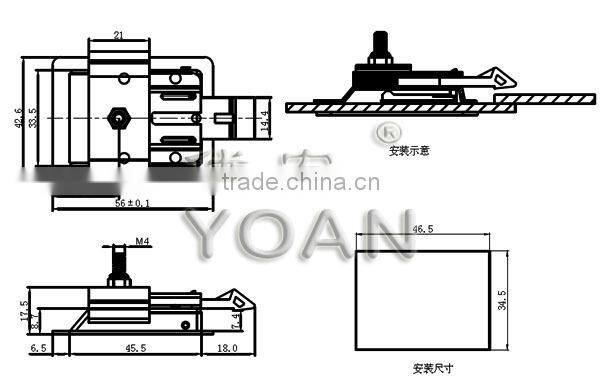 Stainless steel slam latch lock