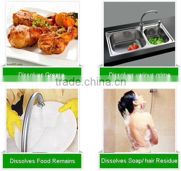 On Promotion Safe-To-Use Concentrated Powder Drain Cleaner 0.35oz*6pcs Do Not Harm Plumbing or Septic Systems