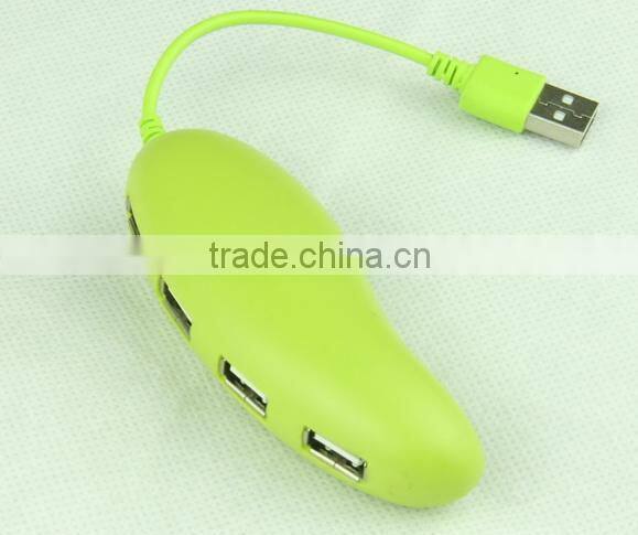 wholesale lovely fruits 4 port usb hub with mango shape