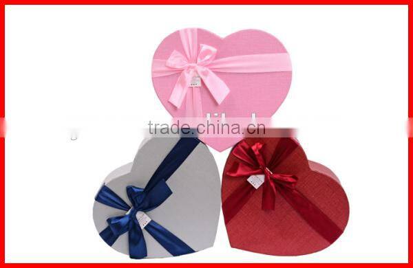 Hot Sale Bow Tie Cardboard Paper Heart Shaped Chocolate Gift Box Manufacturer China