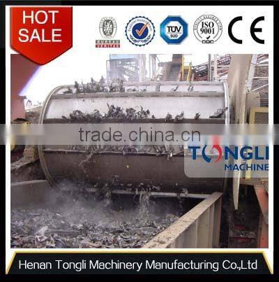 Magnetic separator for metal shredder