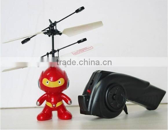 New Year Gift 2016 Infrared Induction Flying Astronaut Toy HY-830A Yiwu Toys Market Flying Spaceman Educational Toys For Kids