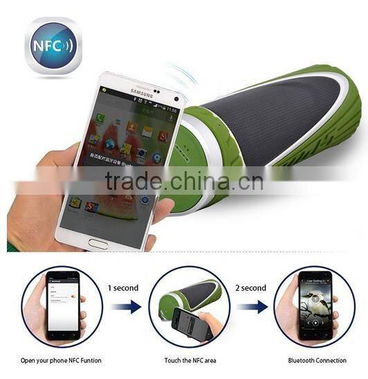 Portable NFC Waterproof Wireless Bluetooth Speaker With Power Bank
