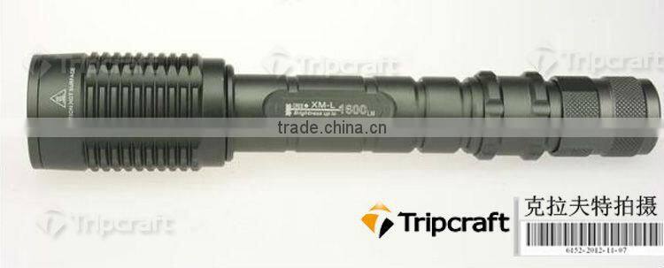Trustfire XM-L T6 1600LM Z6 / Z5 5 Mode LED Flashlight torch Adjustable Focus Torch 1600 Lumens