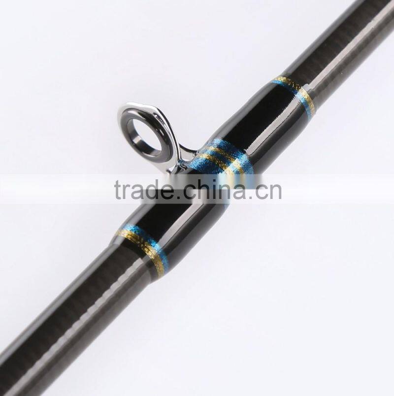 210cm 2pieces Carbon Fiber Cork Grip Spinning Fishing Rod Fishing Tool