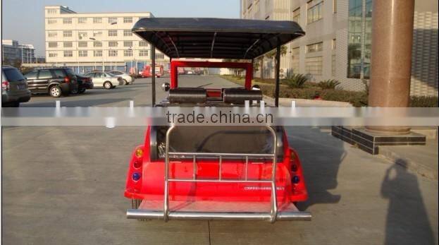 48V/72V 8 persons classic adults electric car motor, low price sightseeing car for amusement park for sale