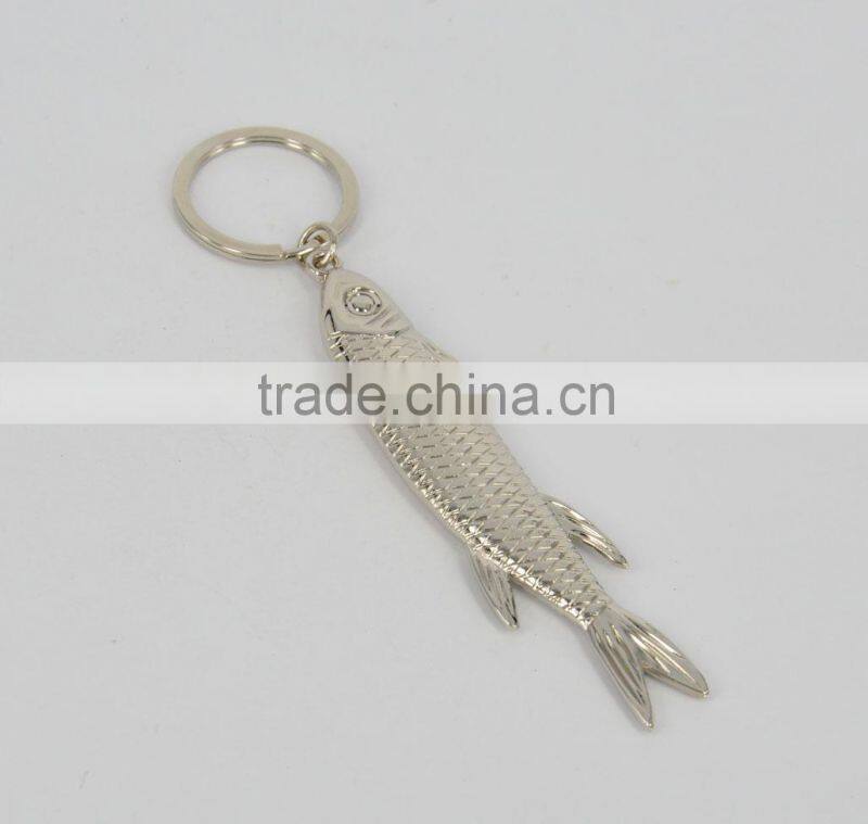 2014 various design custom blank keychain/fish-shaped metal keychain