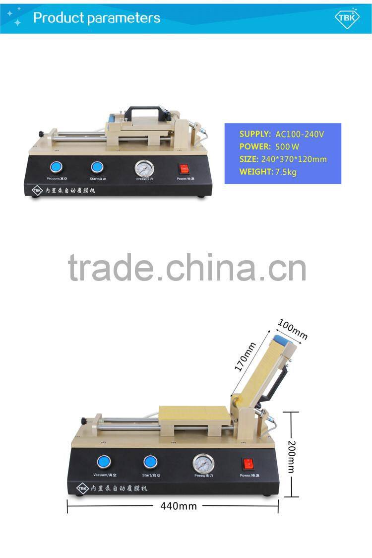 2015 Full Set No need Mould Universal OCA Laminating Machine with Air Compressor for Laminate Polarized Film OCA Laminator