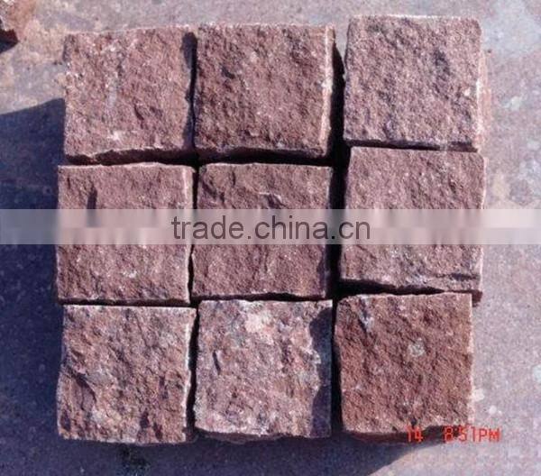 China Natural Red Porphyry Pavers