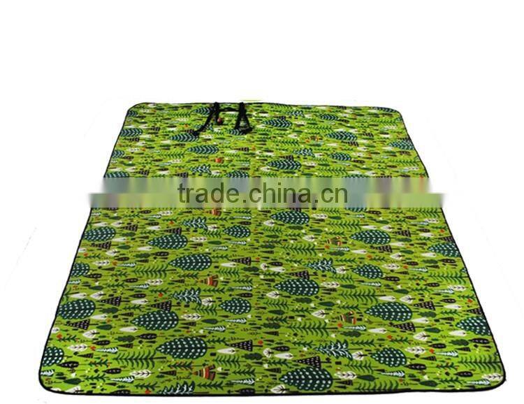 Promotional 160gsm Single Fleece +PEVA Mat for Camping