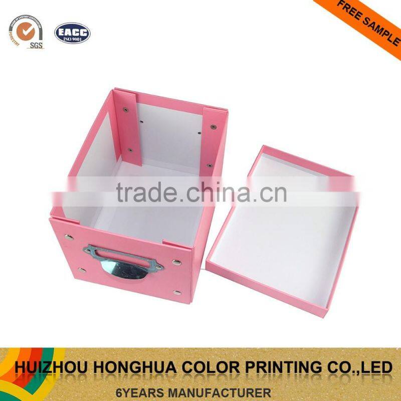 Handmade Paper Box CMYK Print Cardboard Storage Box Gift Box CD & DVD Storage Box