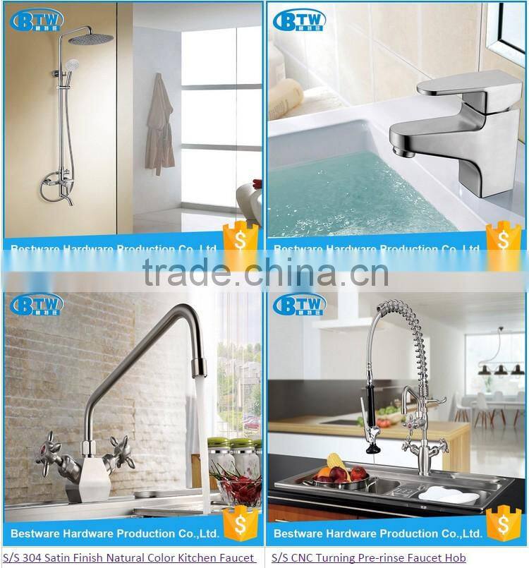 factory OEM&ODM Commercial Pre-rinse 304 stainless steel hot cold water Mixer Kitchen faucet