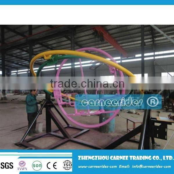 High Safety Theme Park Games 2 seat Human Gyroscope For Sale