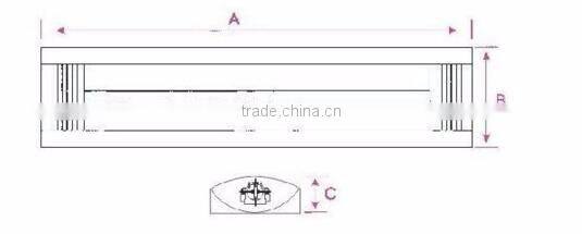 LED tube led t8 retrofit kit 2x18w led lighting fixture