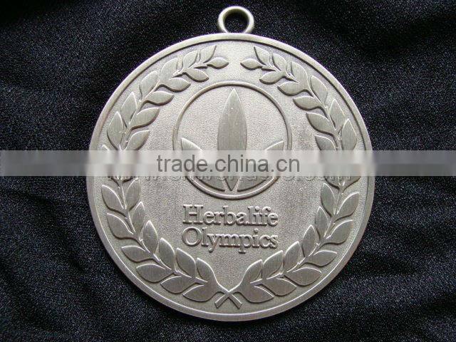 High quality silver color olympic medal
