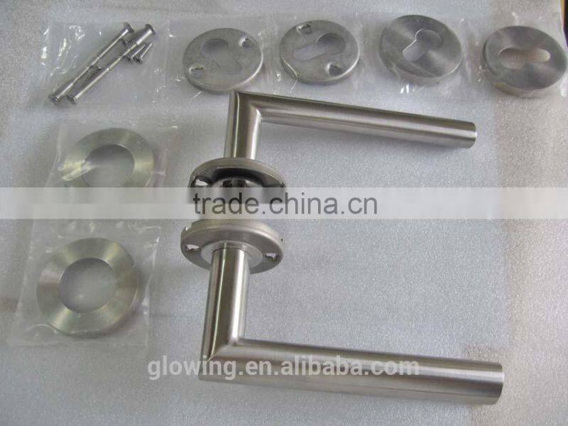 Stainless Steel Tube Lever Door Handle