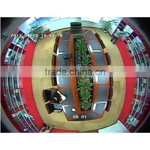 700TVL CCD CCTV Fisheye Analog Panoramic Mini Vandal camera