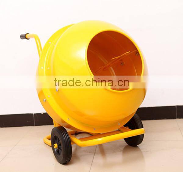 120L Steel Drum Concrete Mixer Cement Mixer Mortar Mixer With Manual Handle Electric Gasoline Motor