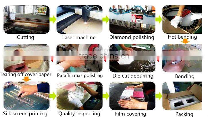 high quality new products 2016 acrylic wedding invitation