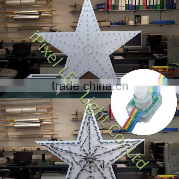 outdoor full color 12mm flat sting led pixel sm16716 for led display screen