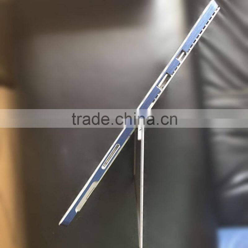Wholesale full coverage Brushed silver skin sticker for Microsoft surface pro 4 pro 3