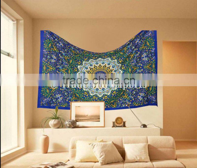 Twin Size Star Mandala Hippie Wall Decorative Art Boho Wall Hangers Tapestry