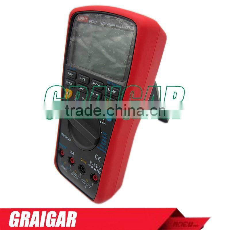 UNI-T UT533 RMS Auto 50~1000V Digital Multimeter Insulation Earth Resistance