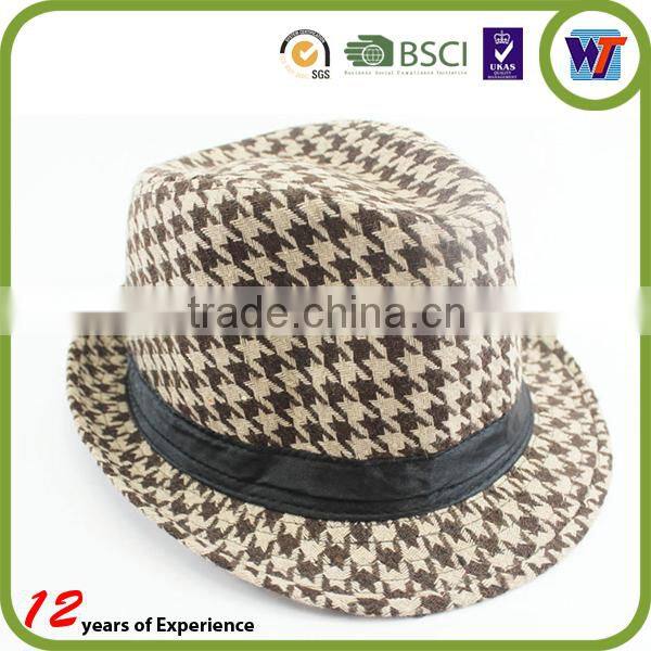 2015 MEN STRAW FEDORA HATS TRILBY