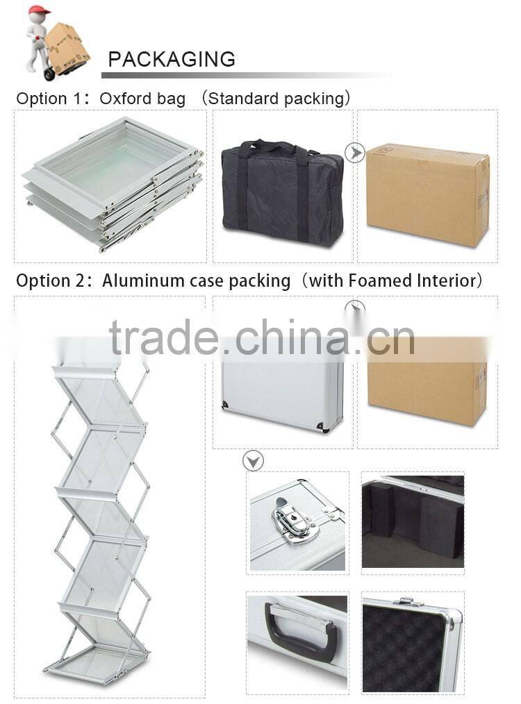 pop up acrylic brochure holder display rack