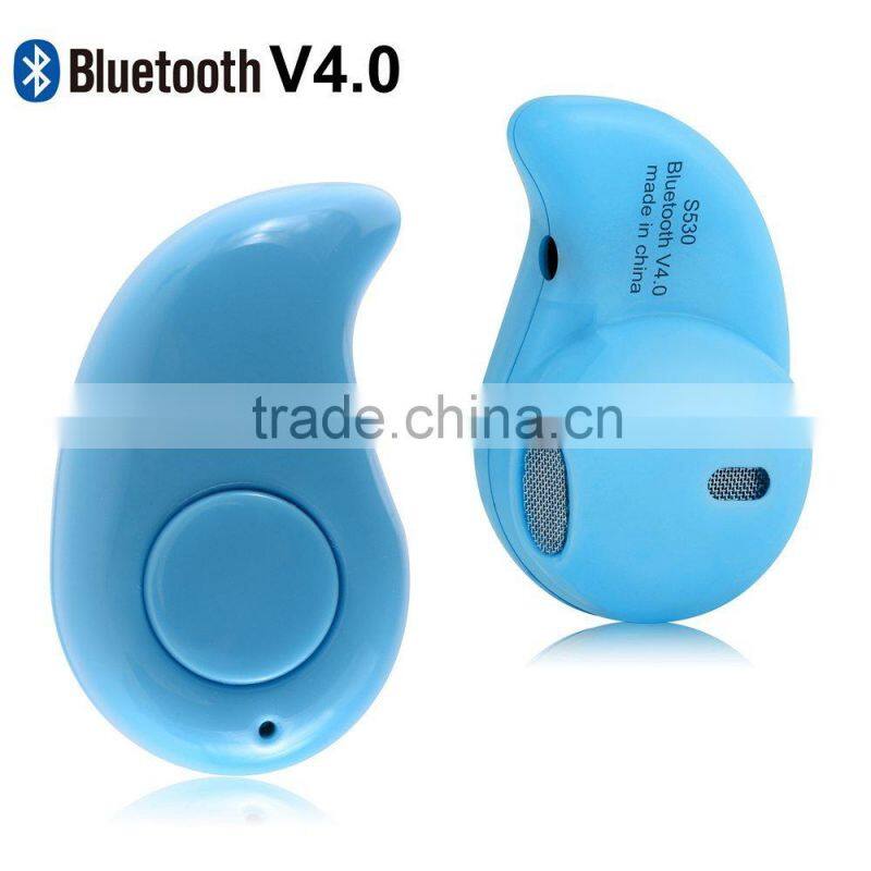 Hot Selling Wireless Bluetooth Earphone Bluetooth V4.0 Stereo Noise Cancelling Bluetooth Headset Wireless range up to 10 meters