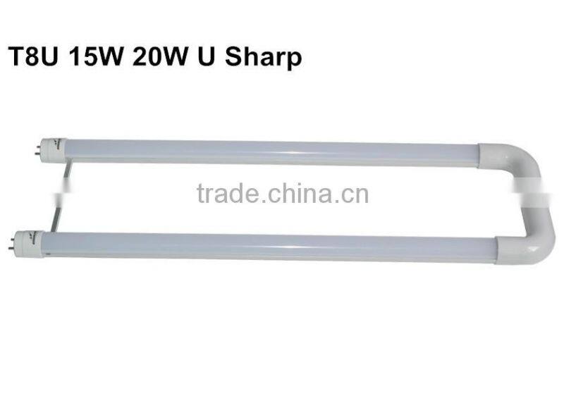 LED light u shaped t8 led tube 15w 20w 2ft ce rohs for house applicate