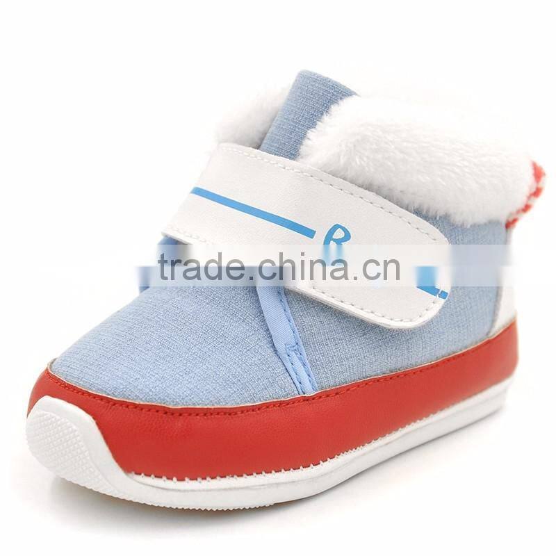 2016 XIAOLIUBAO cute anti-skidding child shoes warm comfortable soft touch baby shoes
