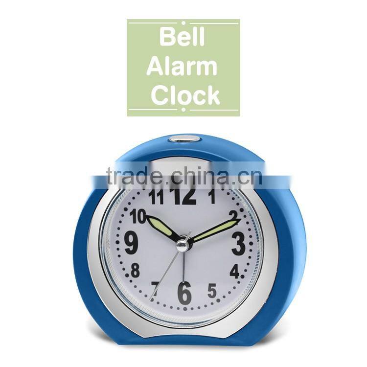 BB08004 Home decoration Ananlog Table beep alarm clock with moon shape