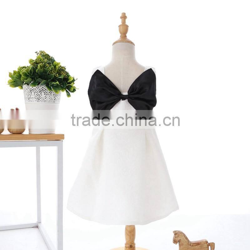 kids fashion dress high quality cotton birthday printed dress for kids