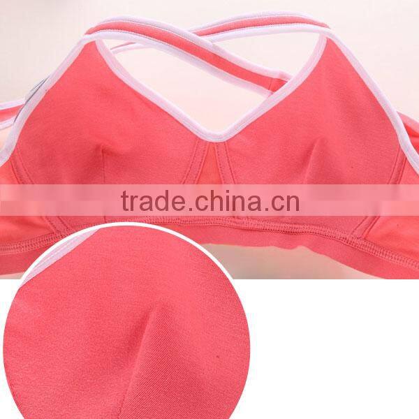Hot Sale Seamless Wireless Bra, Young Ladies Underwear, Sexy Sport Bra Set For Students