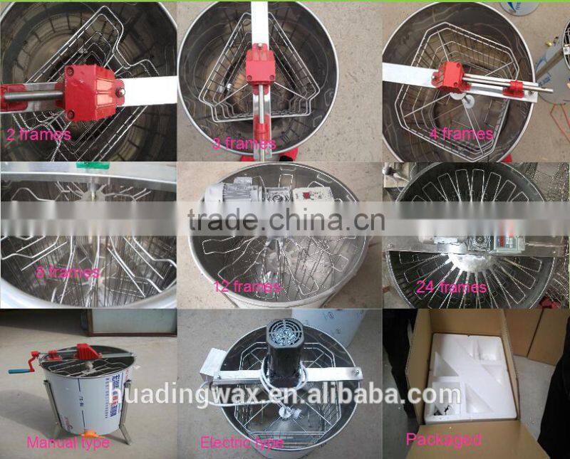 4 frames detachable honey extractor with electric motor