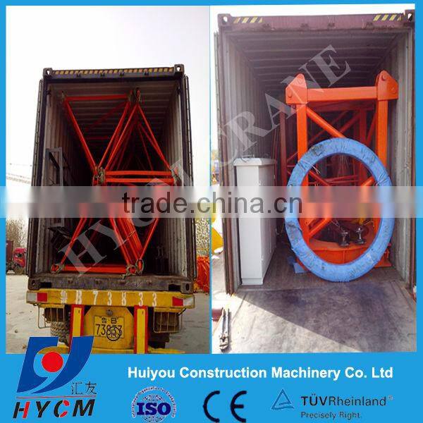 8t load jib Luffing Tower Crane for tensity building construction