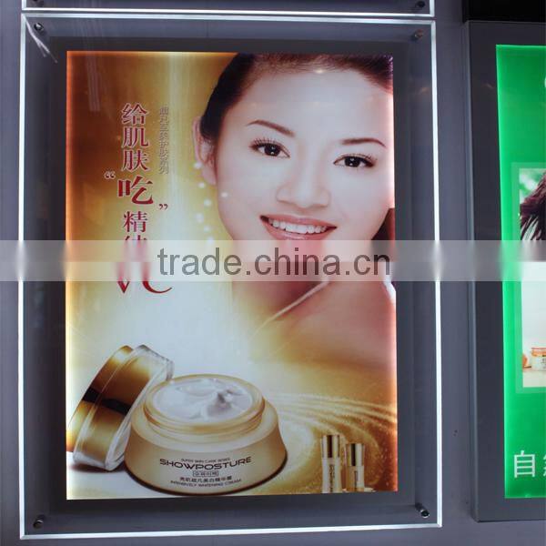 slim advertisement acrylic light frame