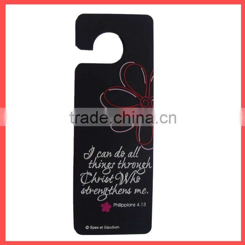 personalized soft pvc door hanger