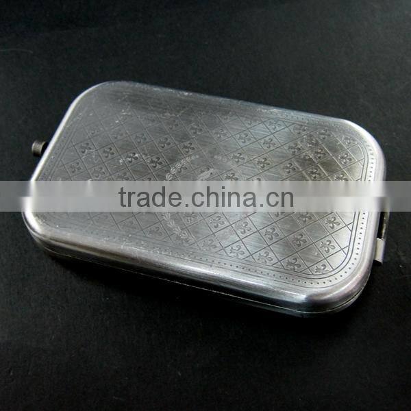 50x85mm setting metal rectangle blank base bezel vintage style antiqued silver compact pocket mirror tray glass cabochon 1991022