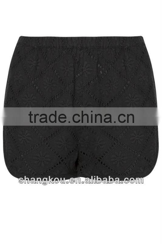 Women Fashion Design Casual Shorts Leisure Fresh Brilliant Loose Fit Printed Shorts 2013 2014 Fashion Hollowout Sexy Shorts