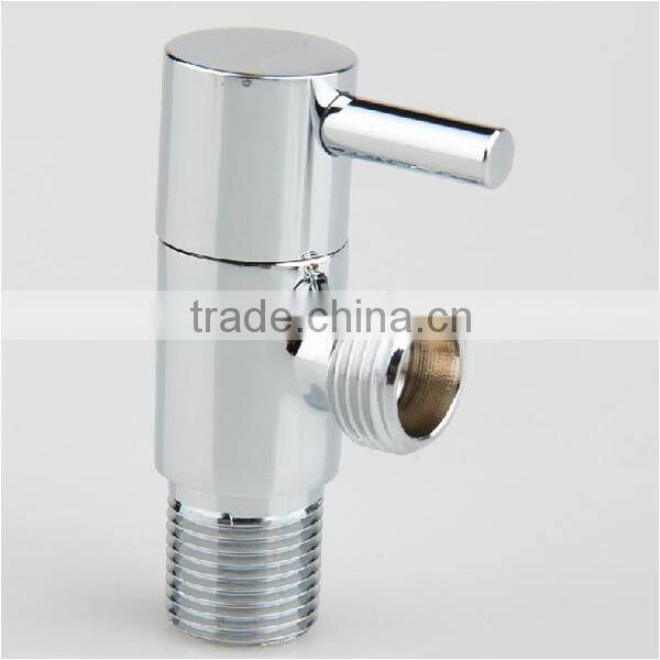 zinc/brass angle valve, faucet angle seat valve, chrome plating water valve core