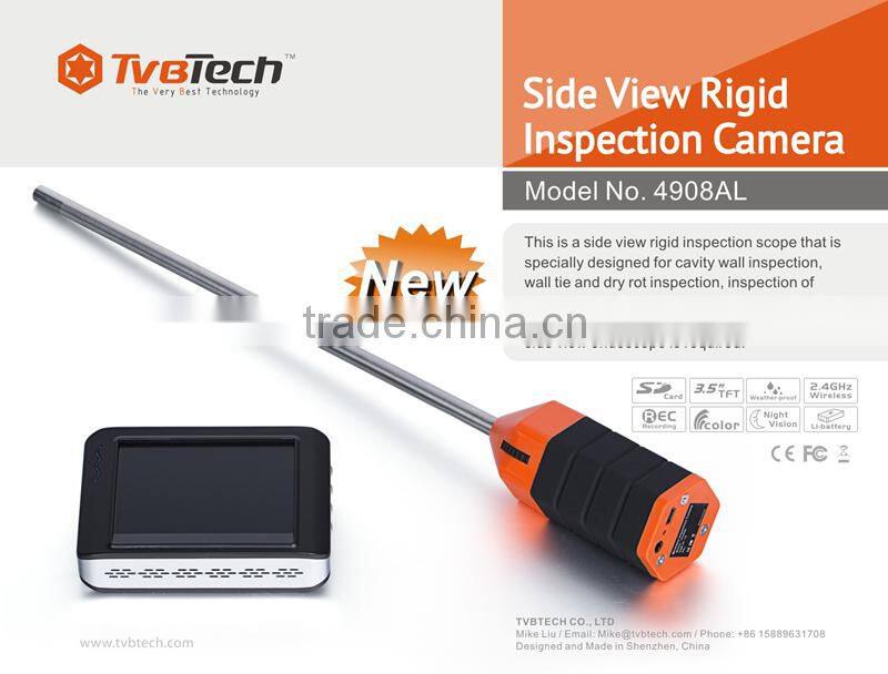 Side view endoscope camera