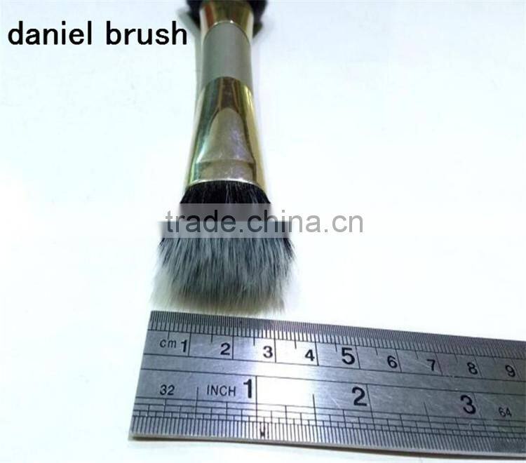 Double Head Cosmetic Contour Face Blush Powder Foundation Makeup Brush Two Ends