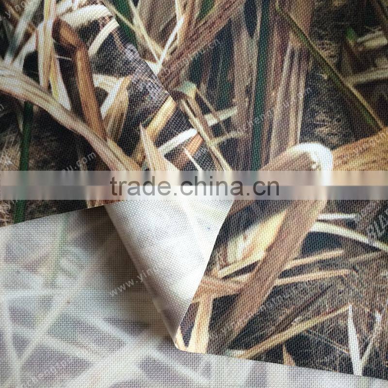 Fashional Waterproof Bag/Backpack Material - TPU Coated 600D Camouflage Polyester Oxford Fabric with PU Coated