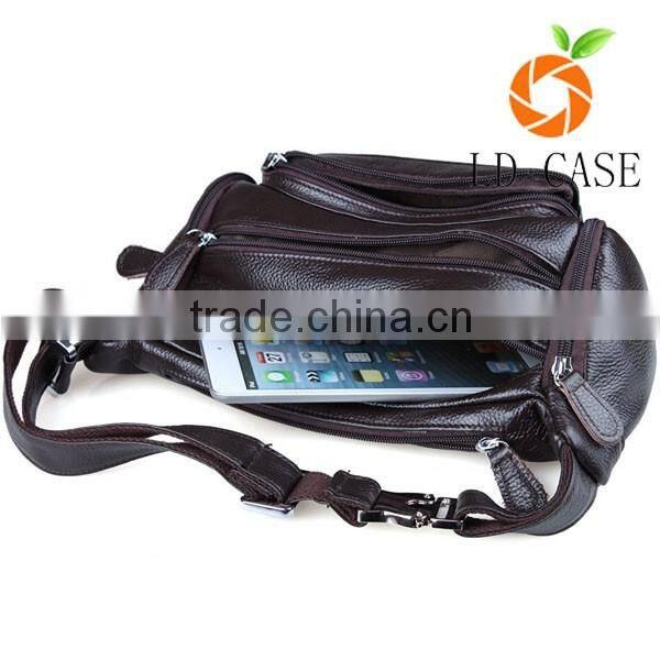 Good Quality Popular Bicycle Fashion Leather Waist Bags For Men